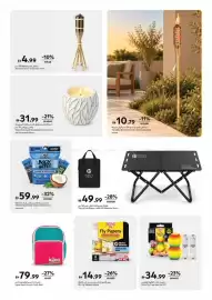 Carrefour catalogue Page 15: Bamboo torch table top €4,99, Waxworks Leaf Designed Cement Can-dle citronella €31,90