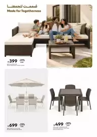 Carrefour catalogue Page 4: Garden sofa set steel/Wicker €399,00, Paradiso Atlas Patio set €699,00