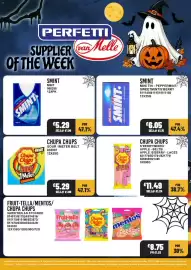 Bestway leaflet week 43 Page 16: Chupa Chups sour 1 meter belt €1,00, Smint mint €5,29