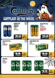 Bestway leaflet week 43 Page 5: Holsten pils cans €16,99, Birrificio angelo poretti pints €25,49