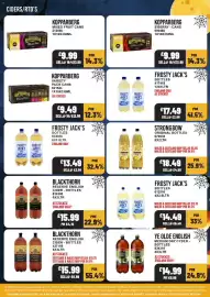 Bestway leaflet week 43 Page 7: Kopparberg variety pack cans €9,49, Blackthorn reserve english cider - bottles €15,99
