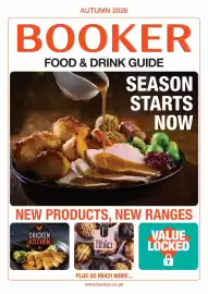 Booker Wholesale brochure Page 1: AUTUMN 2026 BOOKER FOOD & DRINK GUIDE SEASON STARTS NOW NEW PRODUCTS, NEW RANGES CHICKEN