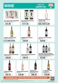 Booker Wholesale brochure Page 110: San Andres Cabernet Sauvignon €32,89, Scenic Ridge Chardonnay/Shiraz €30,79