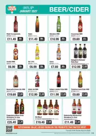 Booker Wholesale brochure Page 113: Heineken nrb €10,99, Coors €7,69