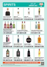 Booker Wholesale brochure Page 118: St Germain Elderflower Liqueur €23,99, Warninks original advocaat €10,49