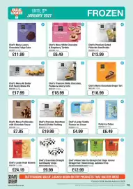 Booker Wholesale brochure Page 125: Chef's Menu Chocolate Ginger Tart €16,99, Chef's Larder Hash Browns €24,19