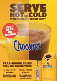 Booker Wholesale brochure Page 31: Chocomel chocolate milk €8,29