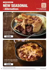 Booker Wholesale brochure Page 50: Chef's Premium Venison & Duck Pie €23,89