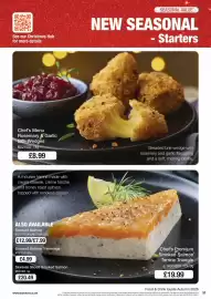 Booker Wholesale brochure Page 51: Chef's Menu Rosemary & Garlic Brie Wedges €8,99