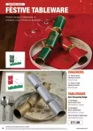 Booker Wholesale brochure Page 58: Duni Stargazing Range Tableware €11,99