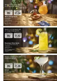 Booker Wholesale brochure Page 75: Rosemary Citrus Spritz €0,95, Blood Orange Spritz €0,98