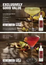 Booker Wholesale brochure Page 90: Lemon Meringue Martini €1,15, Winter Cosmo €1,28