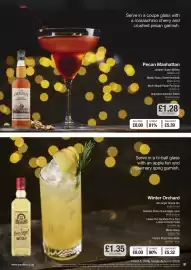 Booker Wholesale brochure Page 91: Winter Orchard €1,35, Pecan Manhattan €1,28