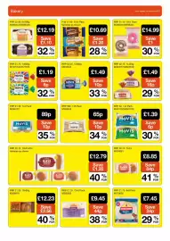 Booker Wholesale brochure Page 12: HoVis sourdough €1,49, Digestive and Hobnob biscuits €10,69