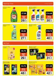 Booker Wholesale brochure Page 14: GoCat €8,79, Flash spray wipe done €9,39