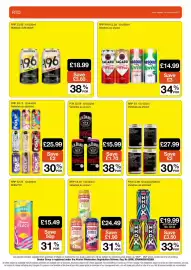 Booker Wholesale brochure Page 16: Bacardi coca cola absolut sprite €14,99, Suntory 196 €18,99
