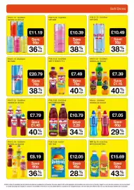 Booker Wholesale brochure Page 3: Red Bull sugarfree €20,79, Vimto €10,79