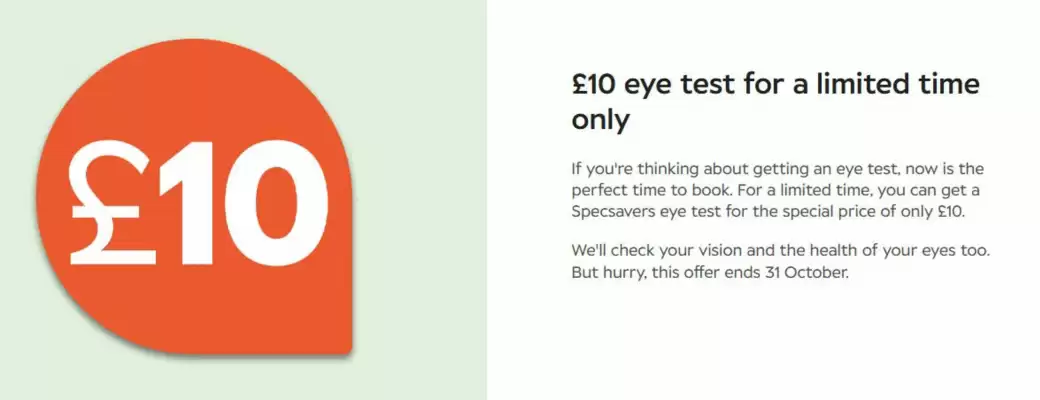 Specsavers (valid until 8-11)