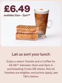 Costa Coffee leaflet Page 2