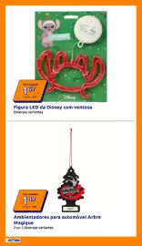 Folheto Action semana 43 Página 12: Figura LED da Disney com ventosa €1,67, Ambientadores para automóvel Arbre Magique €1,49