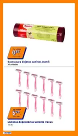 Folheto Action semana 43 Página 15: Sacos para dejetos caninos Dumil €0,82, Lâminas depilatórias gillette venus €5,95