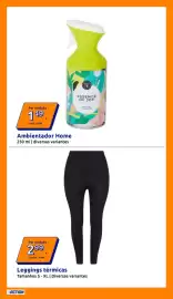 Folheto Action semana 43 Página 16: Leggings térmicas €2,99, Ambientador Home €1,49
