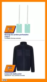 Folheto Action semana 43 Página 18: Recarga de cartões perfumados limpro €1,28, Casaco de malha polar €7,95