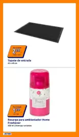 Folheto Action semana 43 Página 2: Tapete de entrada €2,28, Recarga para ambientador Home Freshener €1,29