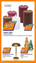 Folheto Action semana 43 Página 9: Candeeiro de mesa €4,99, Árvore de Natal com luzes €0,99