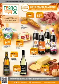 TEMPO leták | Supermarket Strana 1: Kofola vybrané druhy €24,99, Huhňák světlý ležák €10,99