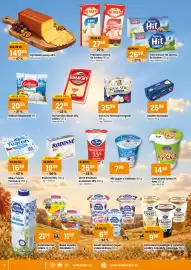TEMPO leták | Supermarket Strana 2: President jemný, se šunkou €27,99, Sýr Eidam uzený 45% €149,99