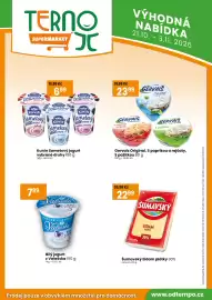 TEMPO leták | Supermarket Strana 9: Kunín Sametový jogurt €6,99, Gervais Original, S paprikou a rajčaty, S pažitkou €23,99
