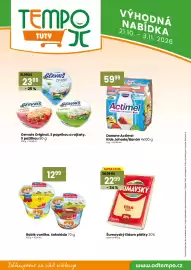 TEMPO leták | Market/Tuty Strana 10: Gervais Original, S paprikou a rajčaty, S pažitkou €23,99