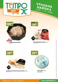 TEMPO leták | Market/Tuty Strana 11: Váhala salámová pomazánka €199,99, Henri vejce €35,99