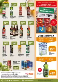 TEMPO leták | Market/Tuty Strana 8: Velkopopovický Kozel 11, řezaný, černý €15,99, Braník výčepní €42,99