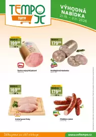 TEMPO leták | Market/Tuty Strana 9: Bivoj šunka nejvyšší jakosti €199,99, Chodura Ondřejnická tlačenka €179,99
