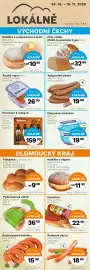 Konzum leták Strana 2: Beskydské uzeniny šunkové párky €18,90, Bocus Kyšperské párky €19,90