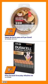 Catálogo Action semana 43 Página 6: Dumil papel de horno para airfryer €1,38, Duracell Everyday Alkaline AA €9,77