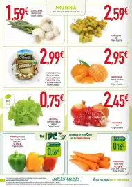 Folleto Masymas semana 43 Página 4: Origen - cebolletas €1,59, Origen - zanahoria €0,79
