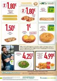 Folleto Masymas semana 43 Página 6: Guisantes €4,25, Pan barra mozza €1,20