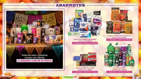Folleto La Comer Página 10: VIGENCIA DEL 21 DE OCTUBRE AL 2 DE NOVIEMBRE DE 2026 0 HASTA AGOTAR EXISTENCIAS EN TIENDAS QUE
