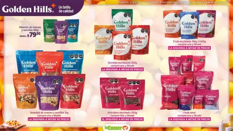 Folleto La Comer Página 15: Golden Hills Mezclas de nueces y semillas €79,90