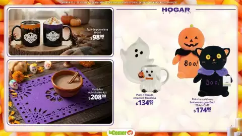 Folleto La Comer Página 21: Manteles individuales €208,00, Plato o taza de cerámica fantasma €134,00