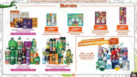 Folleto La Comer Página 14: Air Wick Repuestos aromatizantes eléctricos Pan de Muerto €159,00