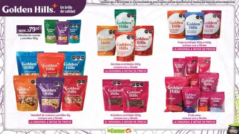 Folleto La Comer Página 18: Golden Hills Mezclas de nueces y semillas €79,90