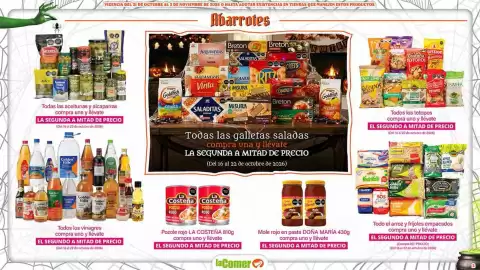 Folleto La Comer Página 2: VIGENCIA DEL 21 DE OCTUBRE AL 2 DE NOVIEMBRE DE 2026 O HASTA AGOTAR EXISTENCIAS EN TIENDAS QUE