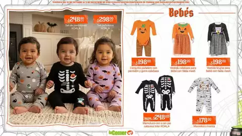Folleto La Comer Página 24: Vestido calabaza para bebé con falda mesh €198,00