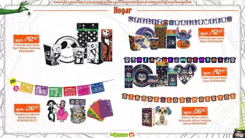 Folleto La Comer Página 30: Granmark coleccion para fiesta coco €42,90
