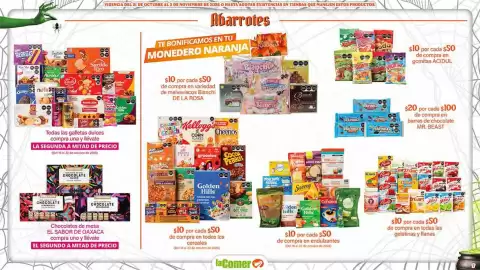 Folleto La Comer Página 7: CIOUL $10 por cada $50 de compra en gomitas ACIDUL BARRITAS MacMa 00 VIGENCIA DEL 21 DE OCTUBRE