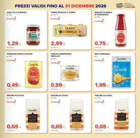 Volantino Tigre Pagina 11: Consilia Pomodori pelati toscani €0,49, Consilia Riso Carnaroli €1,99